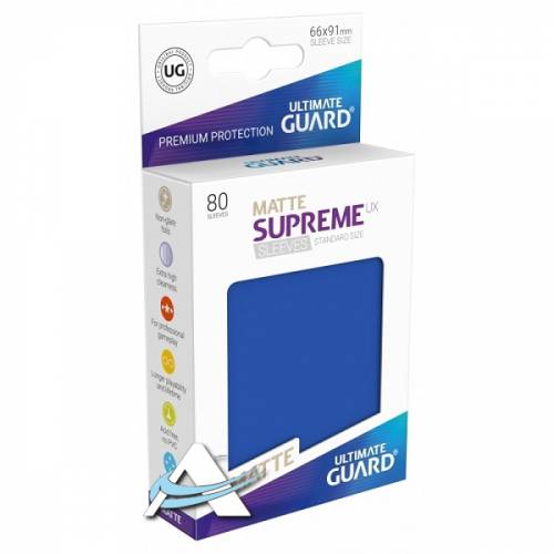 Bustine Protettive Ultimate Guard - MATTE Supreme Ux Blu