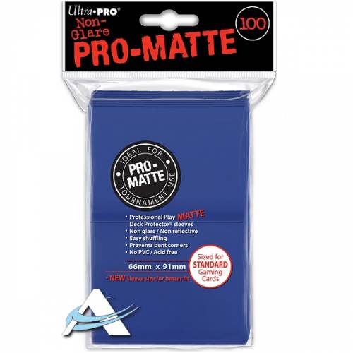 Bustine Protettive Ultra Pro MATTE - Blu (100)