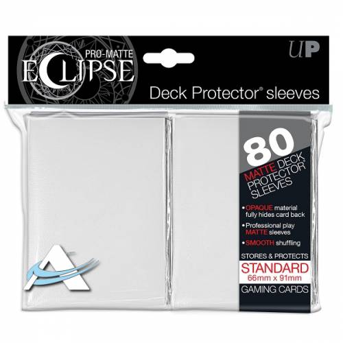 Bustine Protettive Ultra Pro - ECLIPSE Bianco (80)