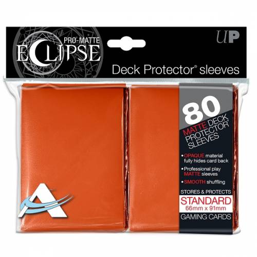 Bustine Protettive Ultra Pro - ECLIPSE Arancione (80)