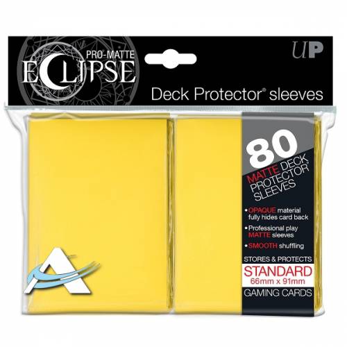 Bustine Protettive Ultra Pro - ECLIPSE Giallo (80)
