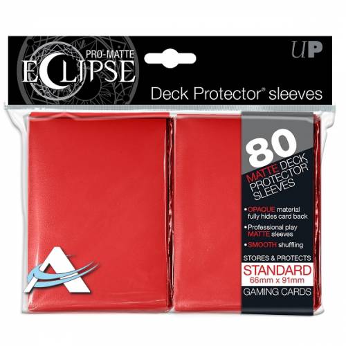 Bustine Protettive Ultra Pro - ECLIPSE Rosso (80)