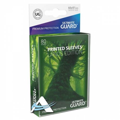 Bustine Protettive Ultimate Guard - Lands Edition Foresta