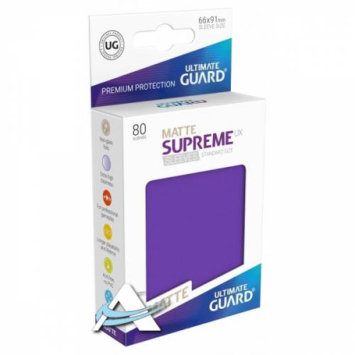 Ultimate Guard Protective Sleeves - MATTE Supreme UX Purple