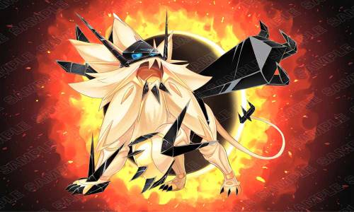 Tappetino Necrozma Criniera del Vespro (Solgaleo)