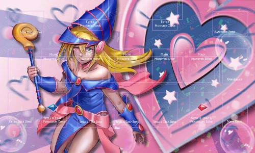 Tappetino Ragazza Maga Nera con Zone