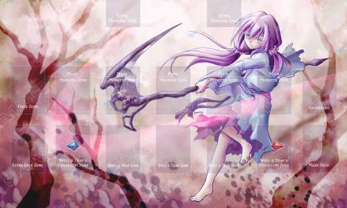 Tappetino Mietitore Fantasma & Fiori di Ciliegio Invernali con Zone