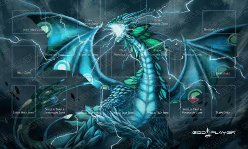 Tappetino Xasar Drago delle Tempeste GodPlayer con Zone