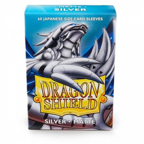 Dragon Shield Small Protective Sleeves - MATTE Silver