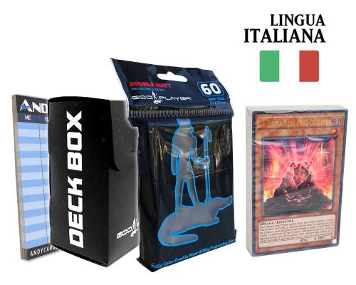 Deck DRAGO NERO OCCHI ROSSI di Joey in Italiano YUGIOH + Accessori