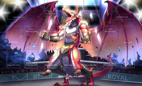 Tappetino Sinekron Drago Campione Roar Royal GodPlayer con Zone