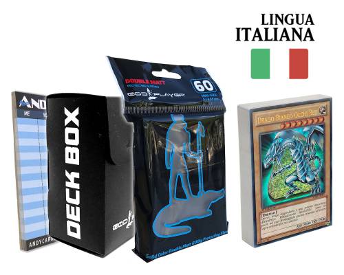 Deck DRAGO BIANCO OCCHI BLU SDBE in Italiano YUGIOH + Accessori