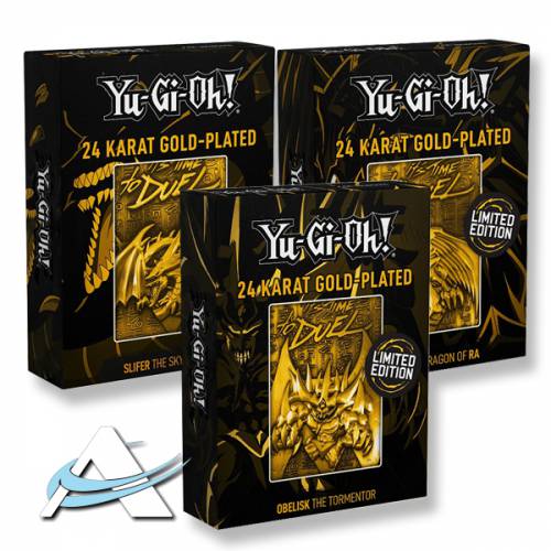 Set Completo Divinita Egizie - Carte di Metallo Dorata