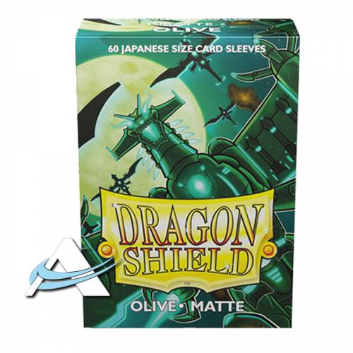 Bustine Protettive Dragon Shield Small - MATTE Oliva