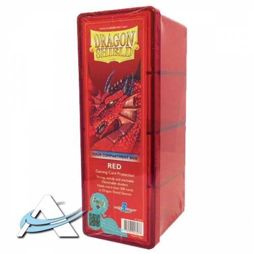 Deck Box Dragon Shield - Four Compartment Box - Rosso