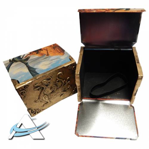 Deck Box CARD WAY Coffin for Cards - Bronze