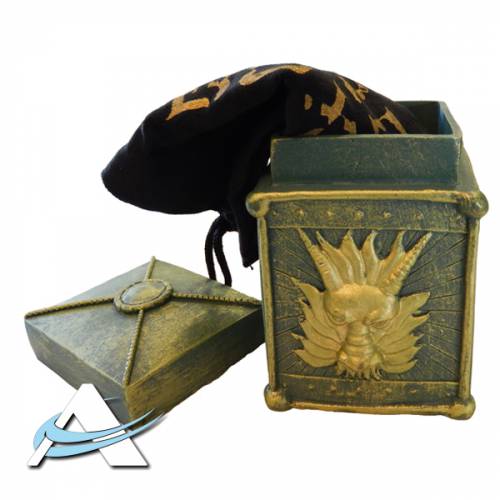 Resin Card Box CARD WAY + Bag - Green Dragon