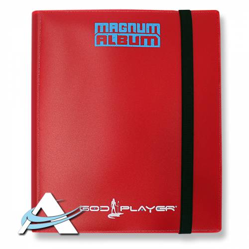 GOD PLAYER Magnum Album - 9 Tasche (360 Carte) - Rosso