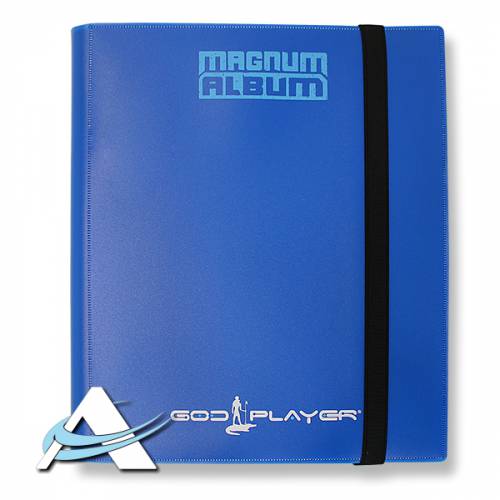 GOD PLAYER Magnum Album - 9 Tasche (360 Carte) - Blu