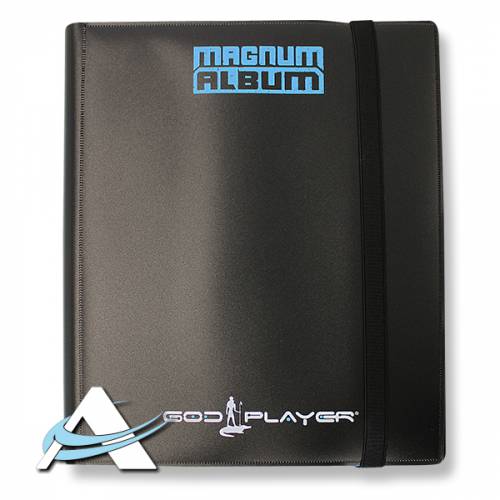 GOD PLAYER Magnum Album - 9 Tasche (360 Carte) - Nero