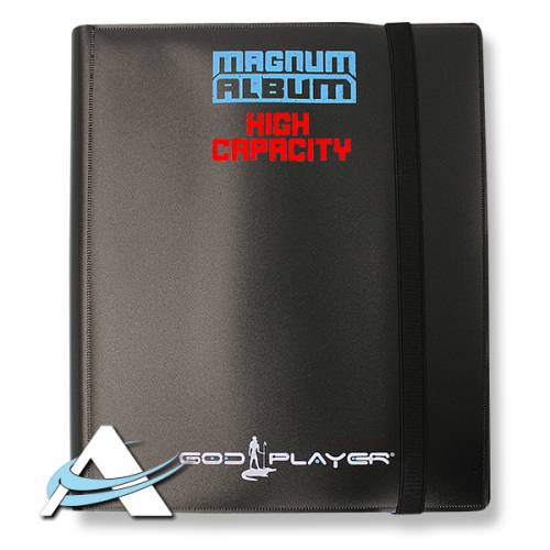 GOD PLAYER Magnum Album - 9 Side (504 Cards) - Black