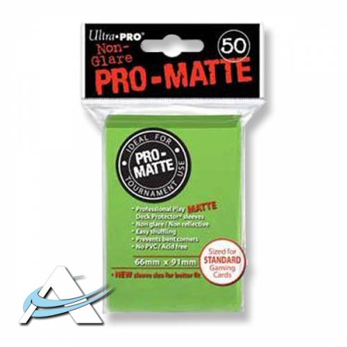 Bustine Protettive Ultra Pro MATTE - Verde Lime (50) 