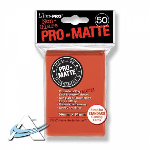 Bustine Protettive Ultra Pro MATTE - Rosso (50) 