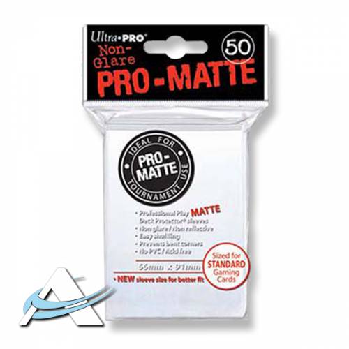 Bustine Protettive Ultra Pro MATTE - Bianco (50) 