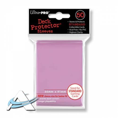 Bustine Protettive Ultra Pro - Rosa Intenso (50) 