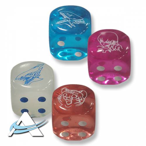 Dadi Drago Bianco Occhi Blu + Drago Alternativo + Arpia + Cucciolo Tigre da Duellanti Leggendari Stagione 2