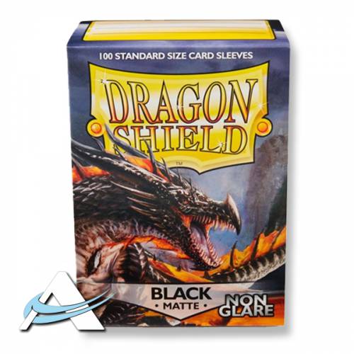 Dragon Shield Standard Sleeves - MATTE Black - NON GLARE