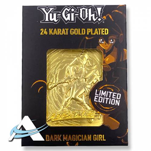 Dark Magician Girl - Metal Gold Card Replica