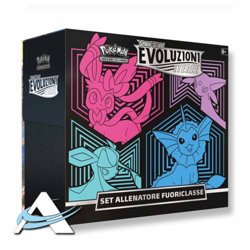Set Allenatore Fuoriclasse, Evoluzioni Eteree Sylveon, Espeon, Glaceon & Vaporeon - IT