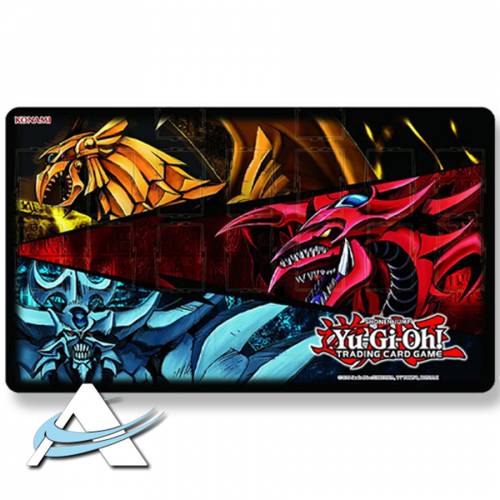 Playmat Konami - Slifer, Obelisk & Ra