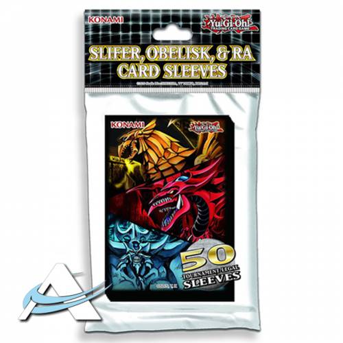 Yugioh Protective Sleeves - Slifer, Obelisk & Ra