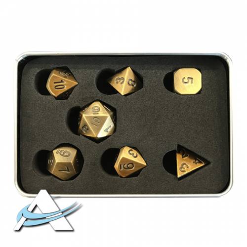 God Player Set Dadi Divini - Bronzo Antico