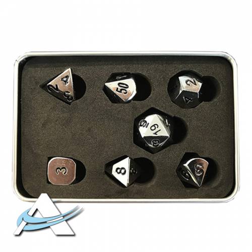 God Player Set Dadi Divini - Argento