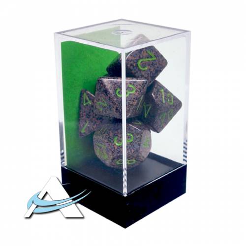 Dadi Chessex - Set 7 Dadi - Maculato, Terra
