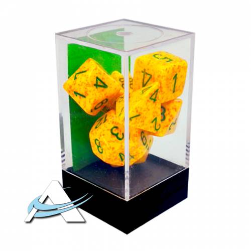 Dadi Chessex - Set 7 Dadi - Maculato, Loto