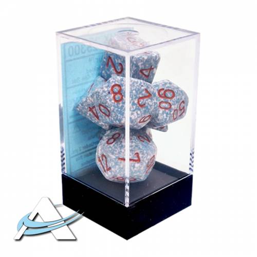 Chessex Dice - 7 Dice Set - Speckled, Air