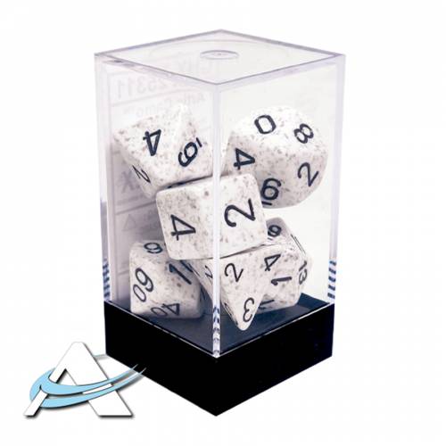 Chessex Dice - 7 Dice Set - Speckled, Artic Camo