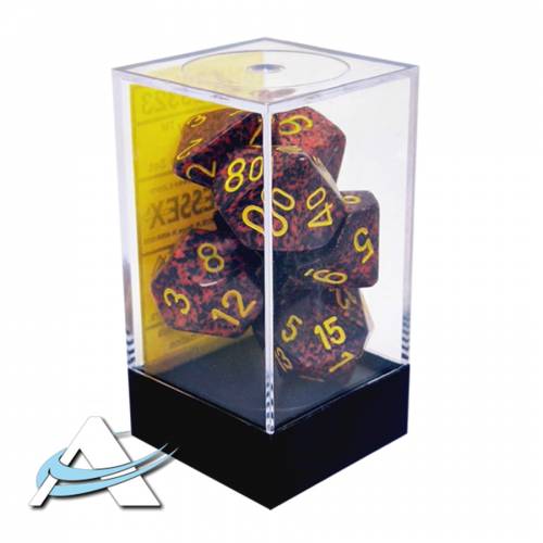 Chessex Dice - 7 Dice Set - Speckled, Mercury