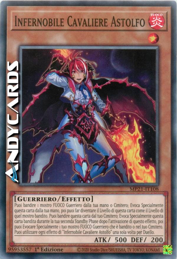 Infernoble Knight Astolfo Comun Yugioh | Meses Sin Interés