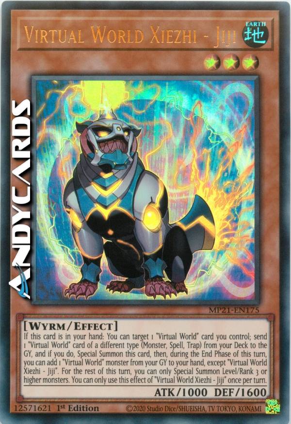 virtual world yugioh cards Virtual World Xiezhi