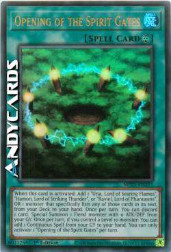 APERTURA DEI CANCELLI DEGLI SPIRITI