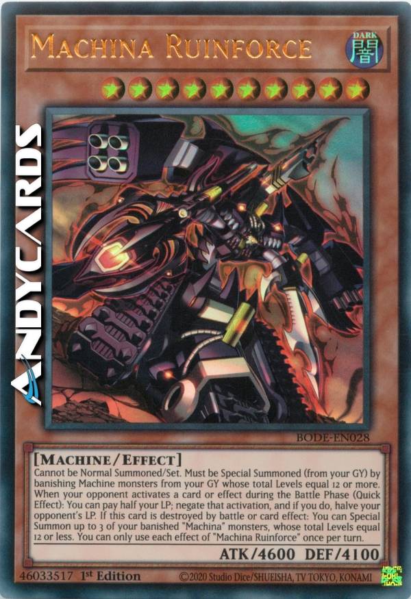 Machina Ruinforce | AndyCards Srl