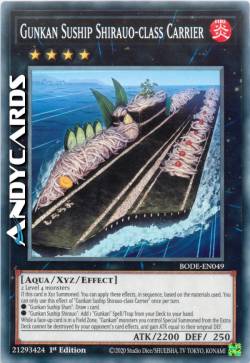 Gunkan Sushinave Shirauo-classe Portaerei