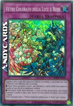 Vetro Colorato della Luce & Buio