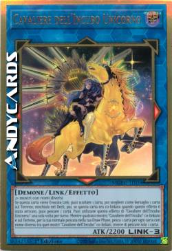 CAVALIERE DELL'INCUBO UNICORNO