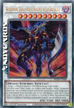ARCIDEMONE DRAGO ROSSO ROVENTE DELLA BRUTALITÀ